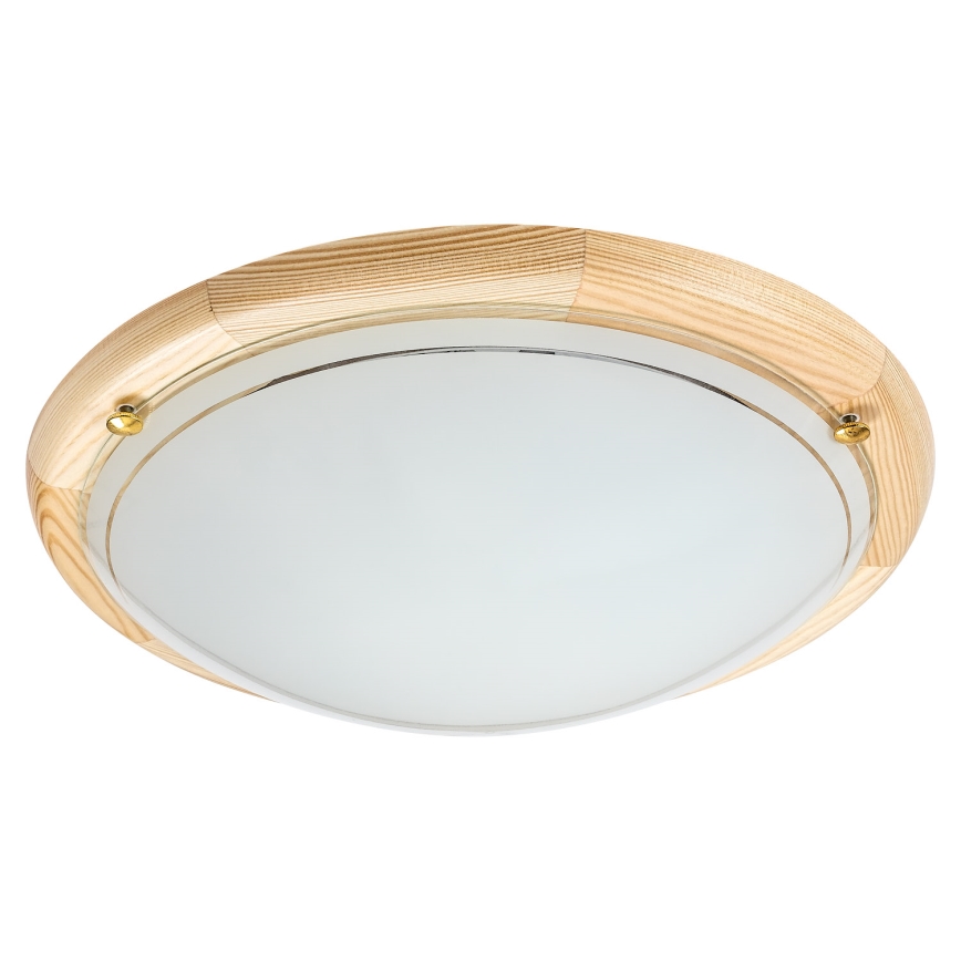 Brilagi - Стельовий світильник ORBIS 2xE27/60W/230V діам. 38 см, сосна