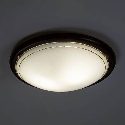 Brilagi - стельовий світильник ORBIS 2xE27/60W/230V, діаметр 38 см, сосна