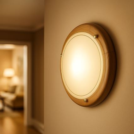 Brilagi - Стельовий світильник ORBIS 2xE27/60W/230V, діаметром 38 см, сосна