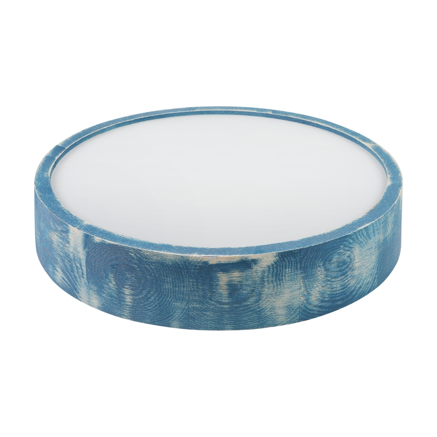 Brilagi - Стельовий світильник PINO 2xE27/15W/230V сосна/синій діам. 37,5 см