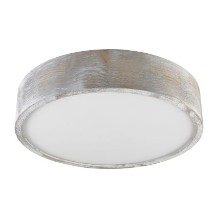 Брілагі - стельовий світильник ПІНО 2xE27/15W/230V сосна/сріблястий, діаметр 37,5 см