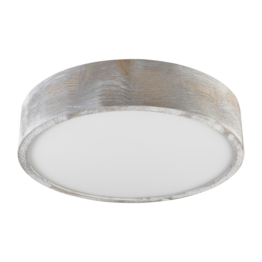 Брілагі - стельовий світильник ПІНО 2xE27/15W/230V сосна/сріблястий, діаметр 37,5 см