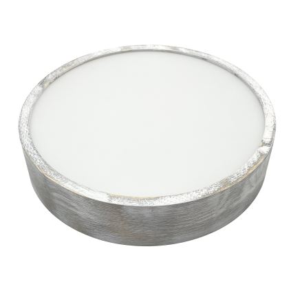 Брілагі - стельовий світильник ПІНО 2xE27/15W/230V сосна/сріблястий, діаметр 37,5 см