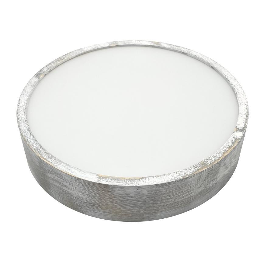 Брілагі - стельовий світильник ПІНО 2xE27/15W/230V сосна/сріблястий, діаметр 37,5 см