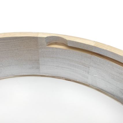 Брілагі - стельовий світильник ПІНО 2xE27/15W/230V сосна/сріблястий, діаметр 37,5 см