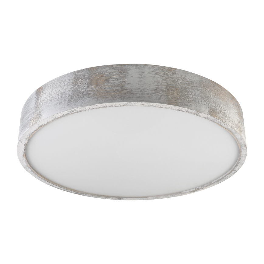 Брілагі - Стельовий світильник ПІНО 3×Е27/15 Вт/230 В сосна/сріблястий діаметр 47,5 см