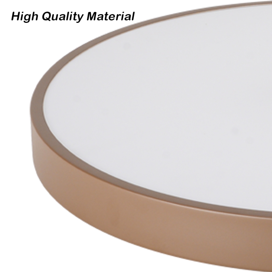 Брілагі - світлодіодний стельовий світильник POOL LED/60W/230V 3000/4000/6000K, діам. 50 см, коричневий