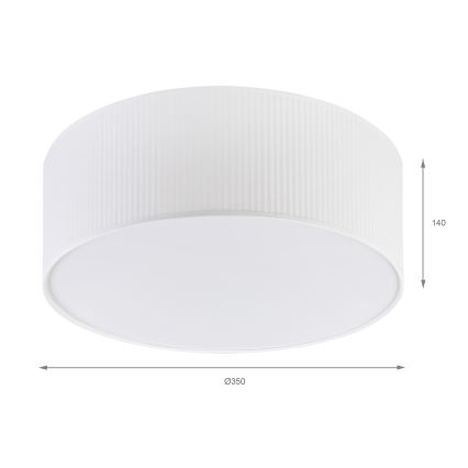 BRILAGI - Стельовий світильник SIRIJA MODERN 2xE27/60W/230V, діаметр 35 см, білий