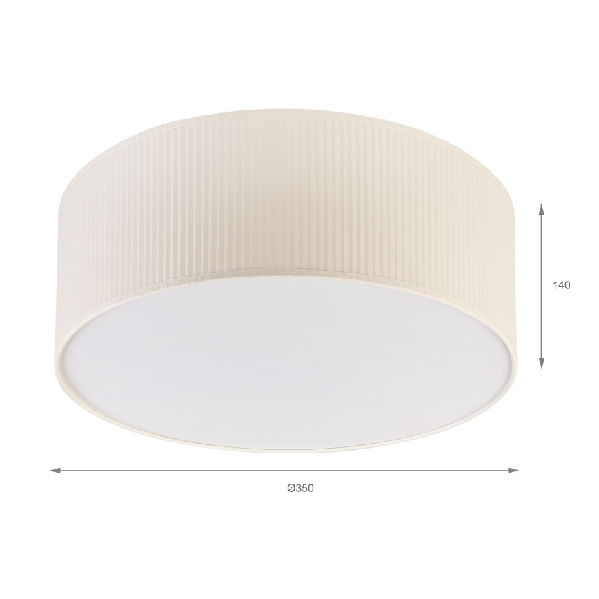 BRILAGI - Стельовий світильник SIRIJA MODERN 2xE27/60W/230V, діаметр 35 см, кремовий