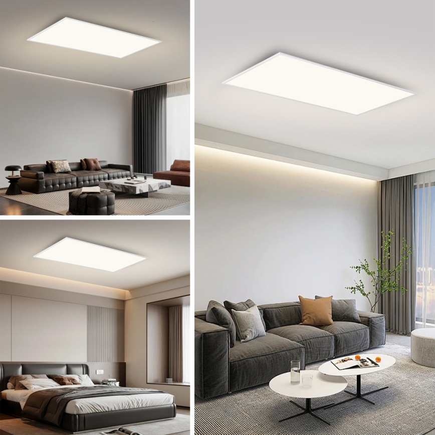 Brilagi - LED стельовий світильник SLIMFRAME LED/80W/230V 120x60 см 3000/4000/6000K білий