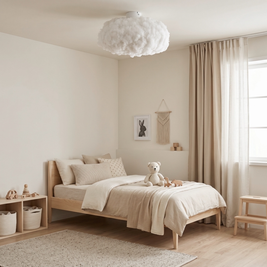 Brilagi - Стельовий світильник SOLEAIR 1xE27/40W/230V діаметр 45 cm білий