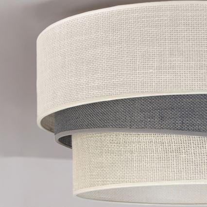 Brilagi - Стельовий світильник TRIO 1xE27/60W/230V, діаметр 40 см, кремовий/сірий