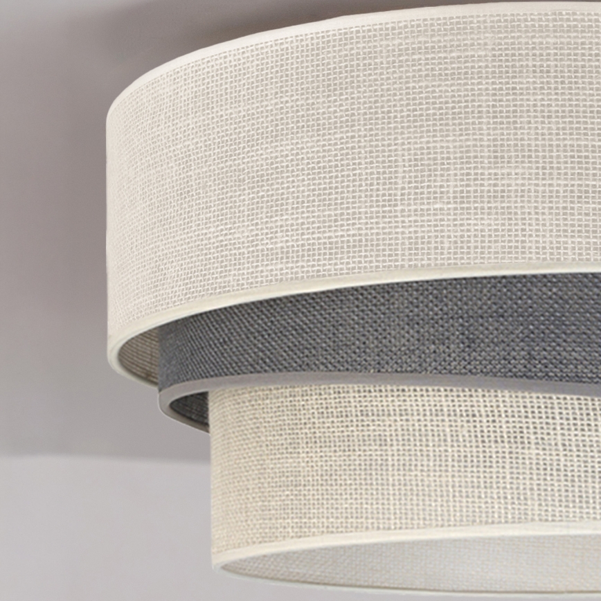 Brilagi - Стельовий світильник TRIO 1xE27/60W/230V, діаметр 40 см, кремовий/сірий