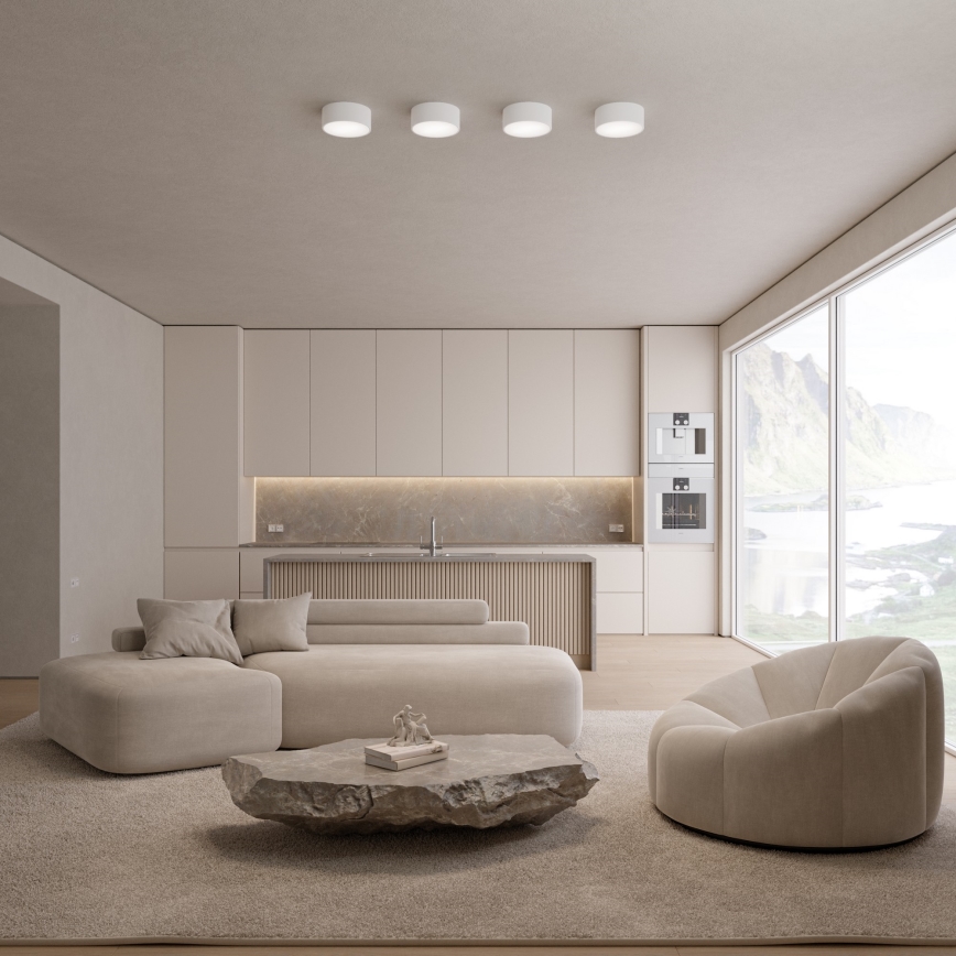 Brilagi - Стельовий світильник з датчиком CLARE 1xE27/40W/230V діаметр 20 см білий