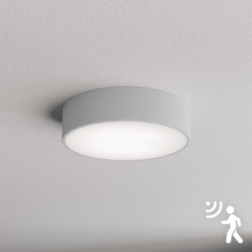 Brilagi - Стельовий світильник з датчиком CLARE 2xE27/40W/230V діаметр 30 см сірий
