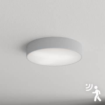 Brilagi - Стельовий світильник з датчиком CLARE 3xE27/24W/230V діаметр 40 см сірий