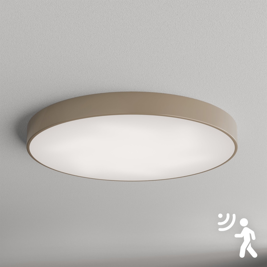 Brilagi - Стельовий світильник з датчиком CLARE 6xE27/24W/230V діаметр 80 см бежевий