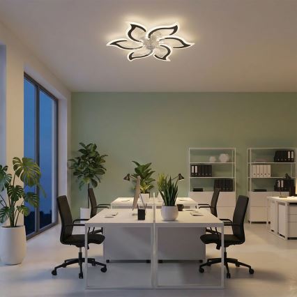 Brilagi - LED стельовий вентилятор з регулюванням яскравості LED/34W/230V 3000-6500K Ø 83 см чорний + пульт дистанційного керування