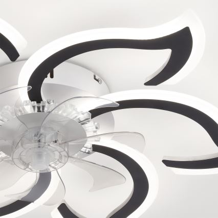 Brilagi - LED стельовий вентилятор з регулюванням яскравості LED/34W/230V 3000-6500K Ø 83 см чорний + пульт дистанційного керування