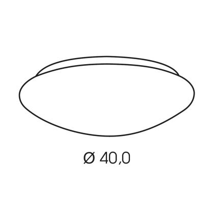 Brilagi - стельовий вітражний світильник у стилі Тіффані SIENNA 3xE27/60W/230V діам. 40 см