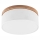 Brilagi - Стельовий світильник BELLADONNA 2xE27/15W/230V діаметр 40 см білий/дуб