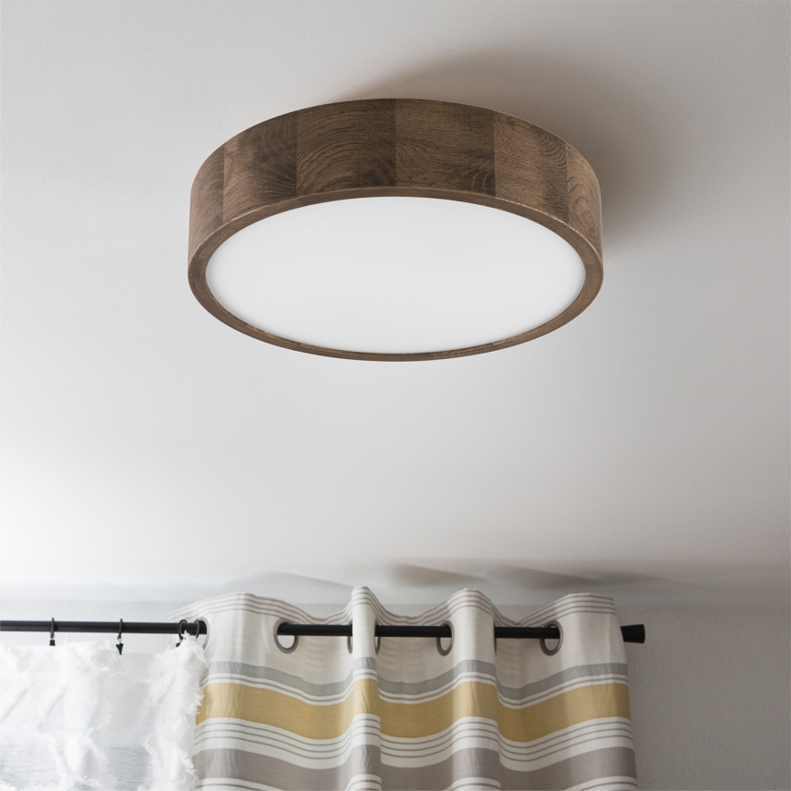 Brilagi - Светильник потолочный LED CARVALHO 2xE27/60W/230V дуб орех пр. 37 см