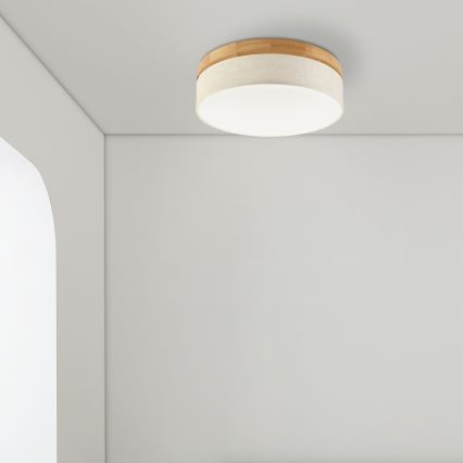 Brilagi - Светильник для потолка BELLADONNA LED/36W/230V диаметр 40 см кремовый/дуб