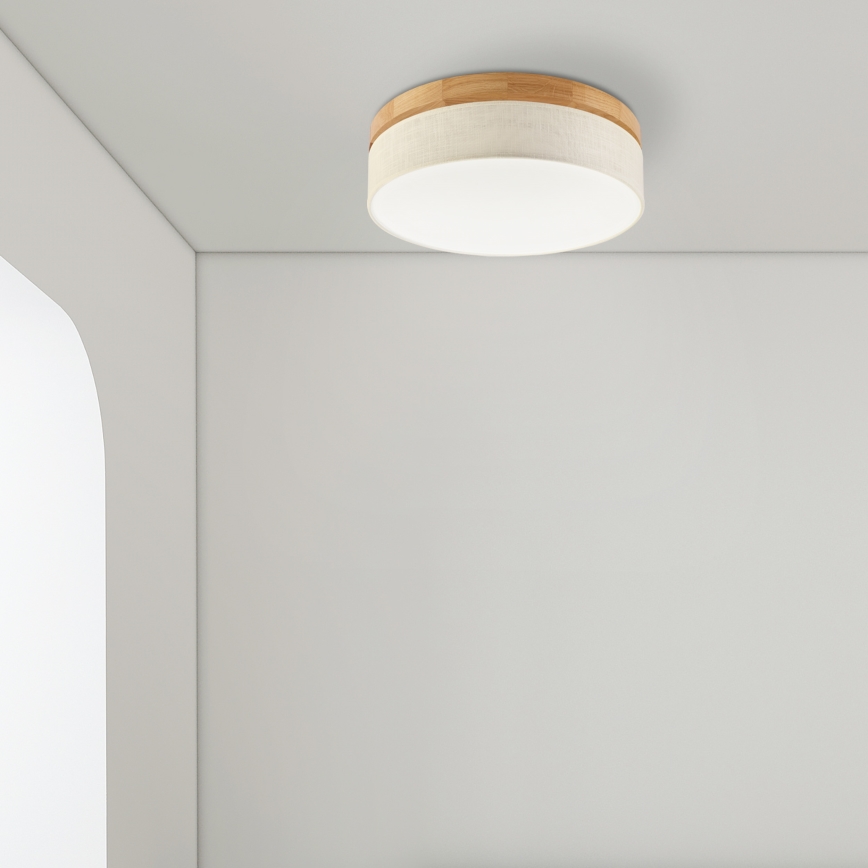 Brilagi - Светильник для потолка BELLADONNA LED/36W/230V диаметр 40 см кремовый/дуб