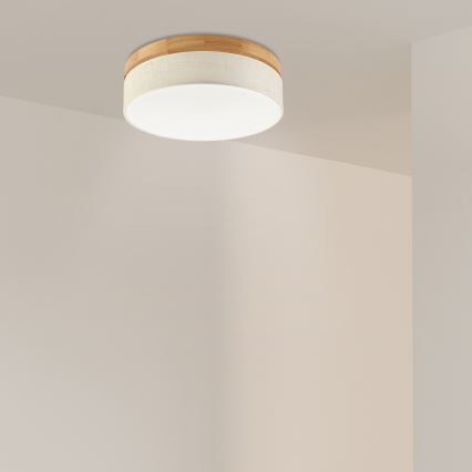 Brilagi - Светильник для потолка BELLADONNA LED/36W/230V диаметр 40 см кремовый/дуб