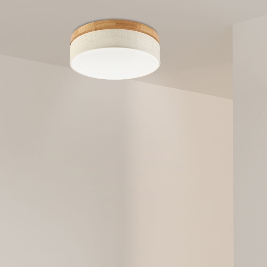 Brilagi - Светильник для потолка BELLADONNA LED/36W/230V диаметр 40 см кремовый/дуб