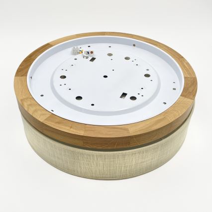 Brilagi - Светильник для потолка BELLADONNA LED/36W/230V диаметр 40 см кремовый/дуб