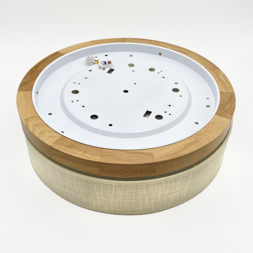 Brilagi - Светильник для потолка BELLADONNA LED/36W/230V диаметр 40 см кремовый/дуб