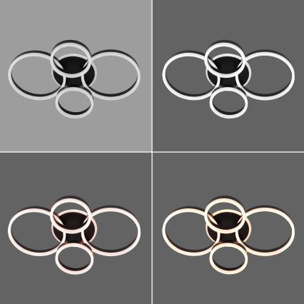 Brilagi - Светодиодный регулируемый потолочный светильник ORBITS LED/49W/230V 3000-6000K + дистанционное управление