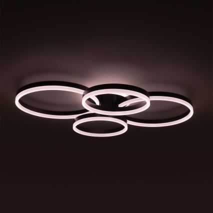 Brilagi - Светодиодный регулируемый потолочный светильник ORBITS LED/52W/230V 3000-6000K + дистанционное управление