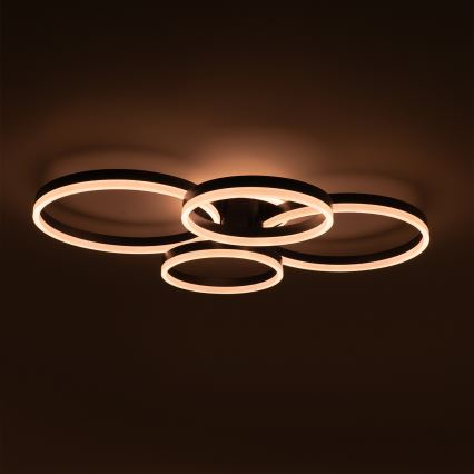 Brilagi - Светодиодный регулируемый потолочный светильник ORBITS LED/52W/230V 3000-6000K + дистанционное управление