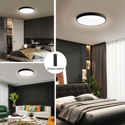 Brilagi - Светодиодный регулируемый потолочный светильник POOL SMART LED/60W/230V 3000-6000K 50 см + пульт дистанционного управления