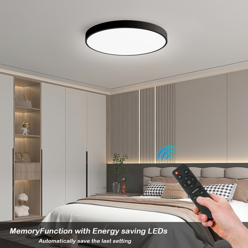 Brilagi - Светодиодный регулируемый потолочный светильник POOL SMART LED/60W/230V 3000-6000K 50 см + пульт дистанционного управления