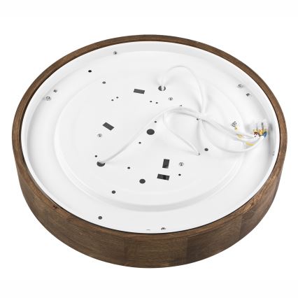 Brilagi - Светодиодный потолочный светильник CARVALHO 3xE27/60W/230V дуб орех, диаметр 47 см