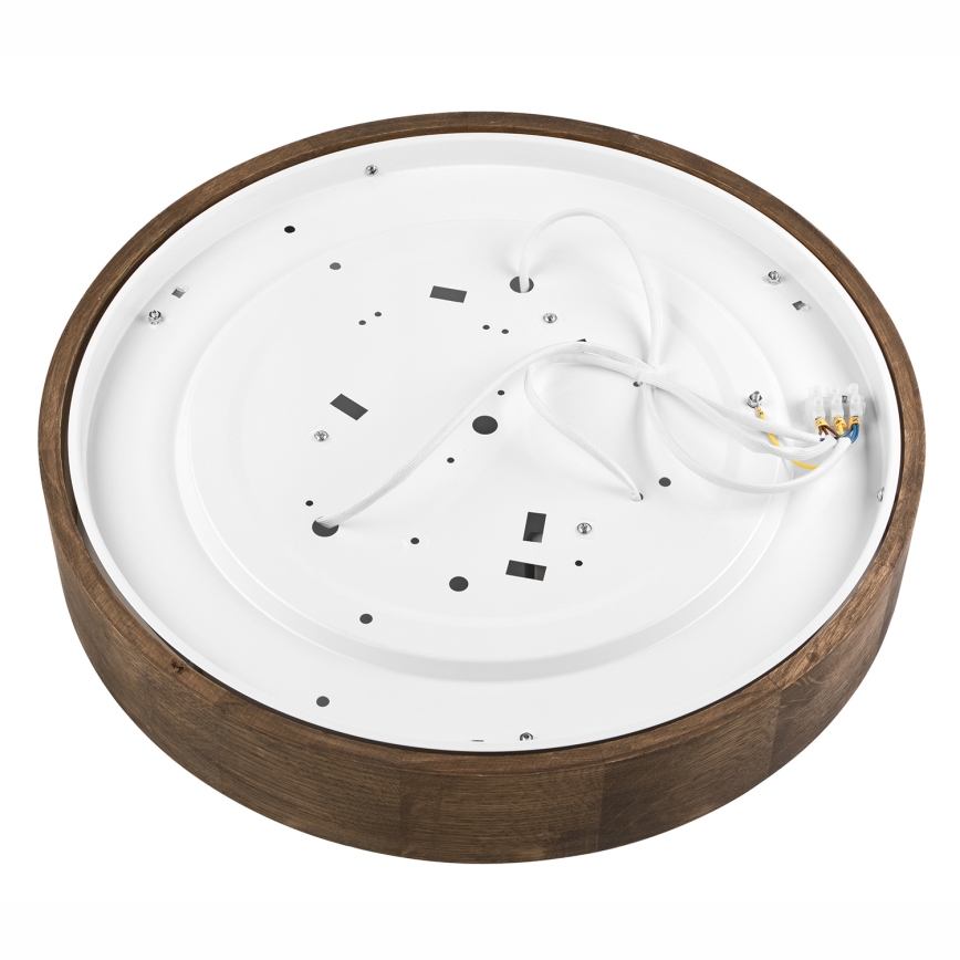 Brilagi - Светодиодный потолочный светильник CARVALHO 3xE27/60W/230V дуб орех, диаметр 47 см