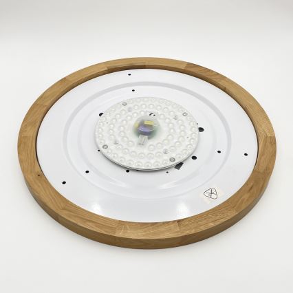 Brilagi - Светильник потолочный BELLADONNA LED/36W/230V диаметр 50 см кремовый/дуб