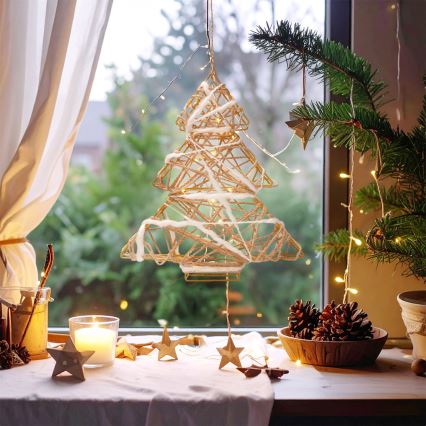 Brilagi - светодиочное рождественское украшение LED/2xAA, ёлочка
