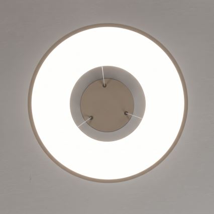 BRILAGI - Диммируемая LED-подвесная люстра на тросе FALCON II LED/67W/230V 3000-6500K Ø 40 см бежевая + пульт дистанционного управления