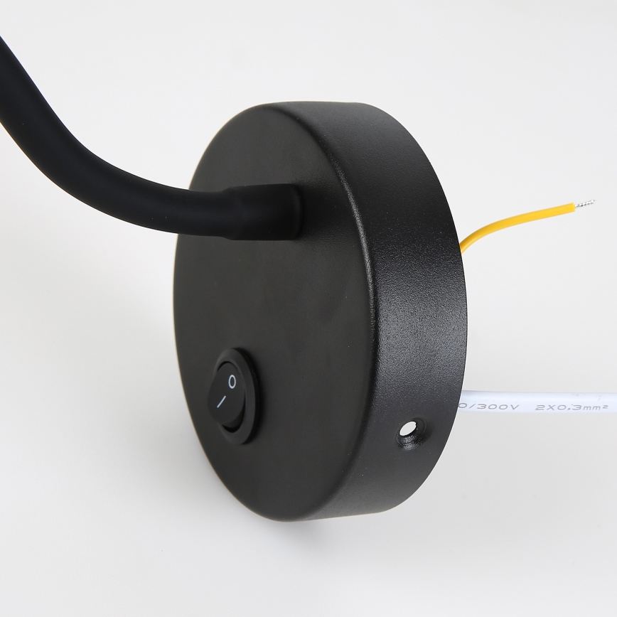 Brilagi - Светодиодная гибкая настенная лампа MAYA LED/3W/230V 4000K черный