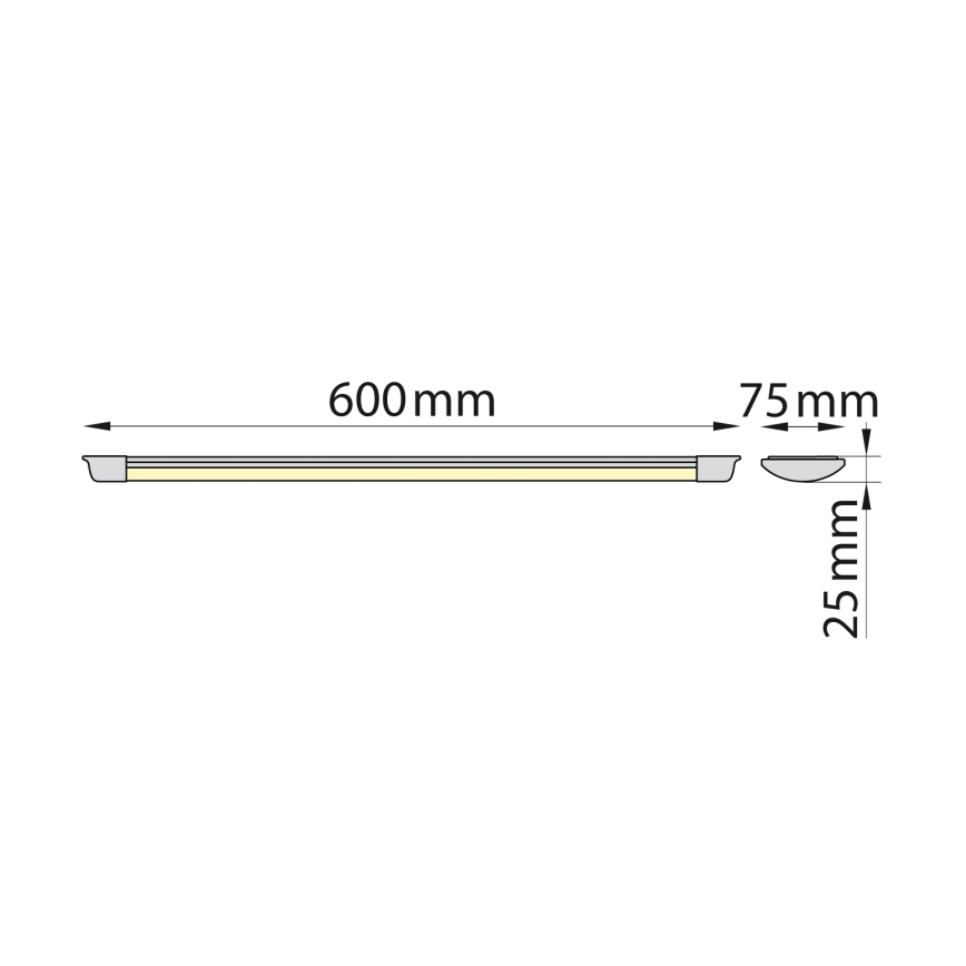 Brilagi - Светодиодная лампа для подсветки кухонной столешницы AVERO LED/16W/230V 60 см