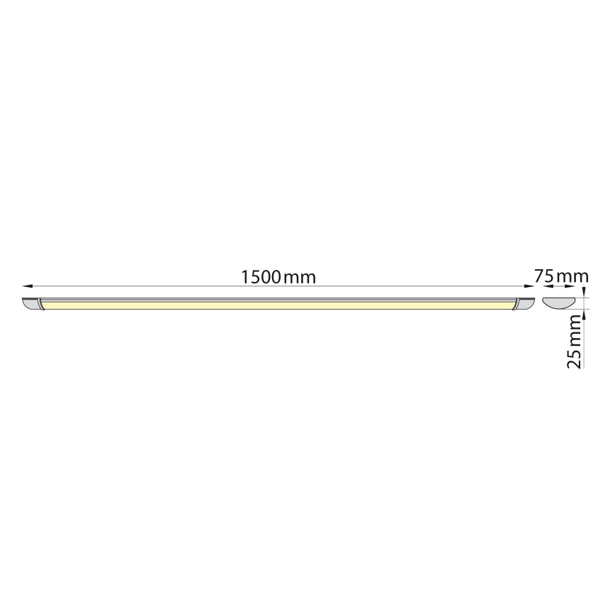 Brilagi - Светодиодная лампа для подсветки кухонной столешницы LUMA LED/40W/230V 150 см