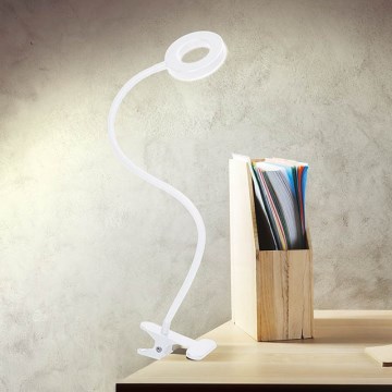 Brilagi - Светодиодная лампа с зажимом и регулированием яркости ORBELA LED/8W/230V 3000/4000/5000K белый