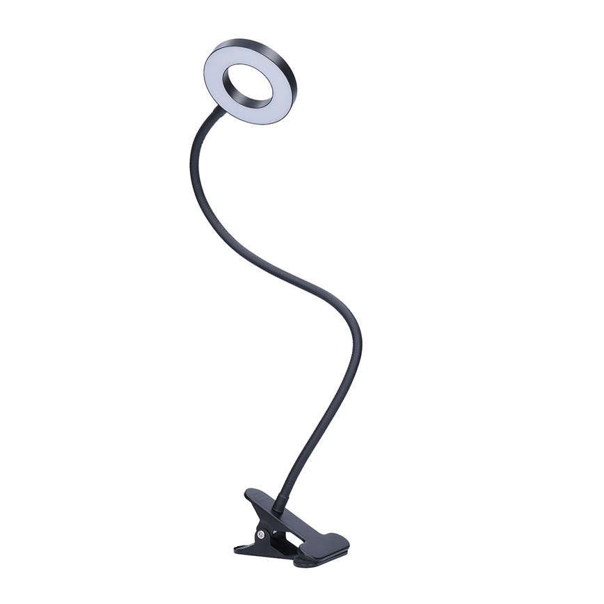 Brilagi - Светодиодная лампа с зажимом и регулированием яркости ORBELA LED/8W/230V 3000/4000/5000K черный