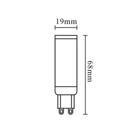 Brilagi - Светодиодная лампочка с регулированием яркости G9/6W/230V 3000K