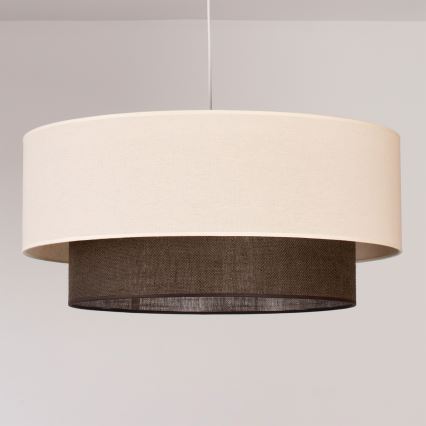 Brilagi - светодиодная люстра на подвесе в стиле BOHO 3xE27/15W/230V Ø 60 см кремовый/коричневый