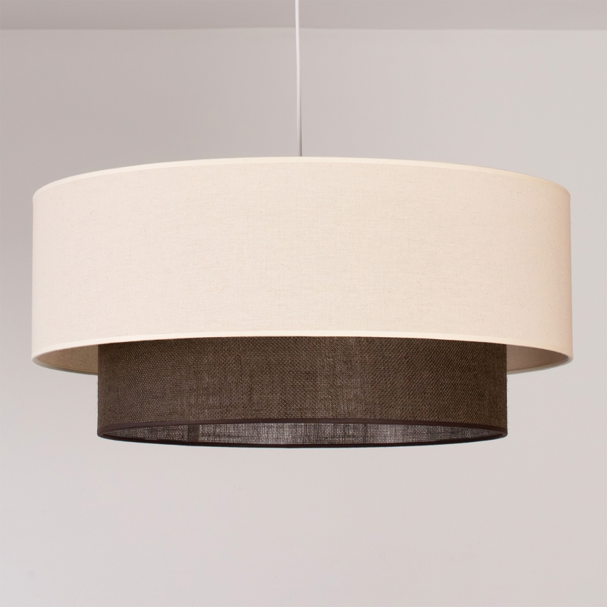 Brilagi - светодиодная люстра на подвесе в стиле BOHO 3xE27/15W/230V Ø 60 см кремовый/коричневый